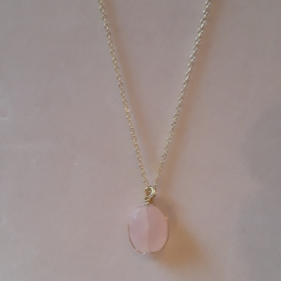 Bejeweled Helen Jewelry - NWT *SALE Today* genuine Rose Quartz Necklace